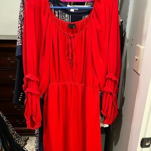 Red boutique dress